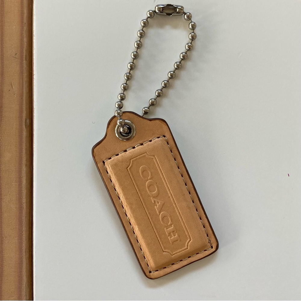 Coach Vacchetta Leather Bag Tag